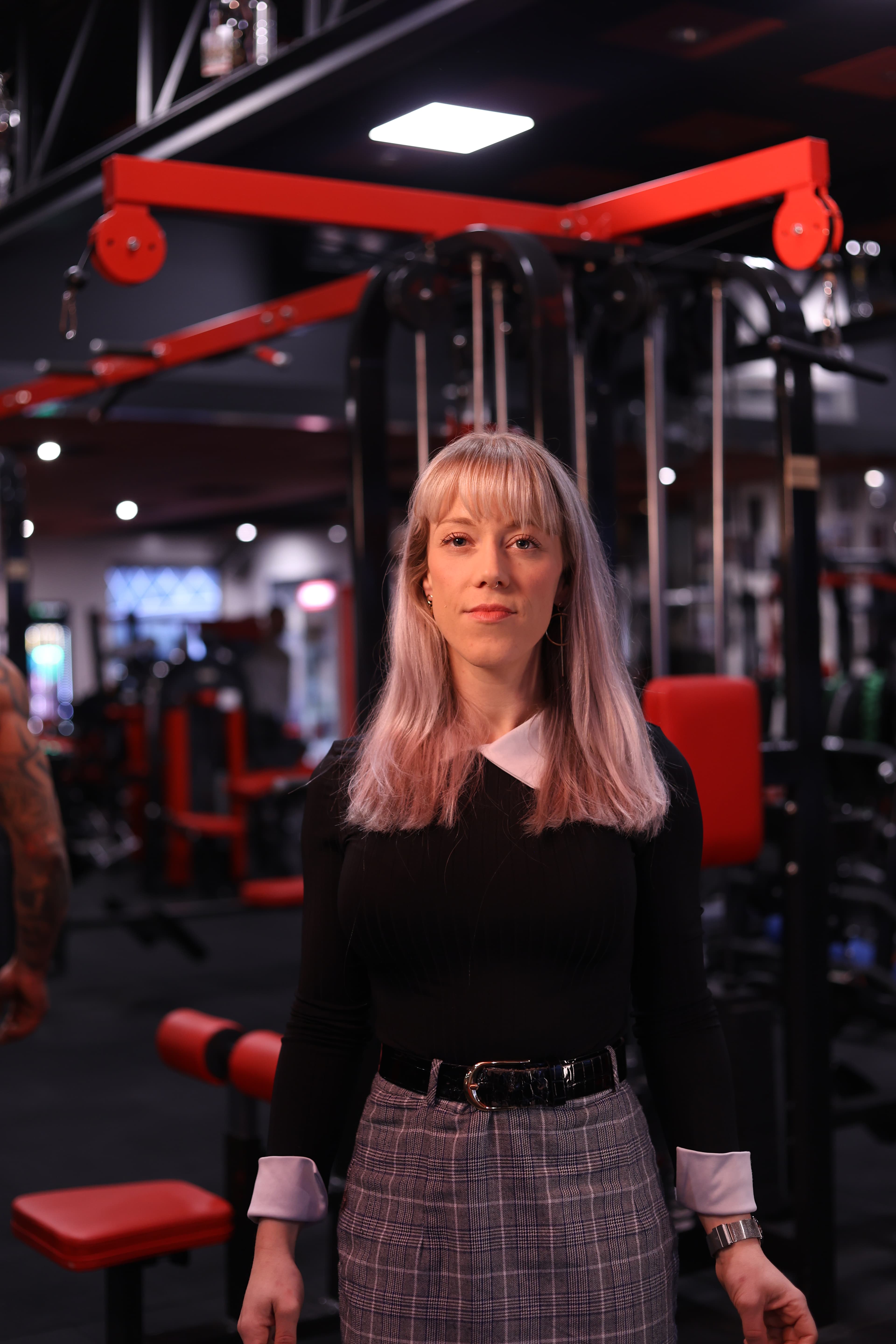 Kim in de sportschool